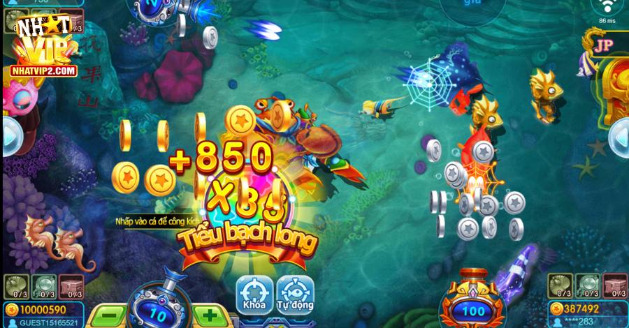 Trong các tựa game săn bắn, bạn sẽ nhận thấy được nhiều sinh vật biển phong phú